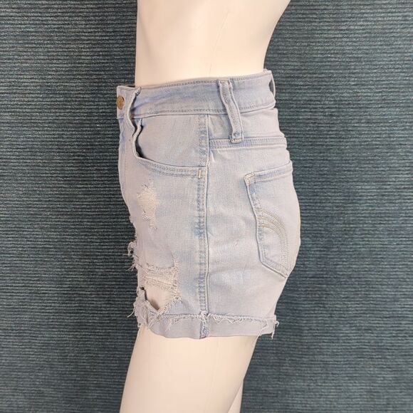 For Kitty Rescue! Hollister Curvy High-Rise Short 3" Distressed & Ripped - Picture 3 of 11